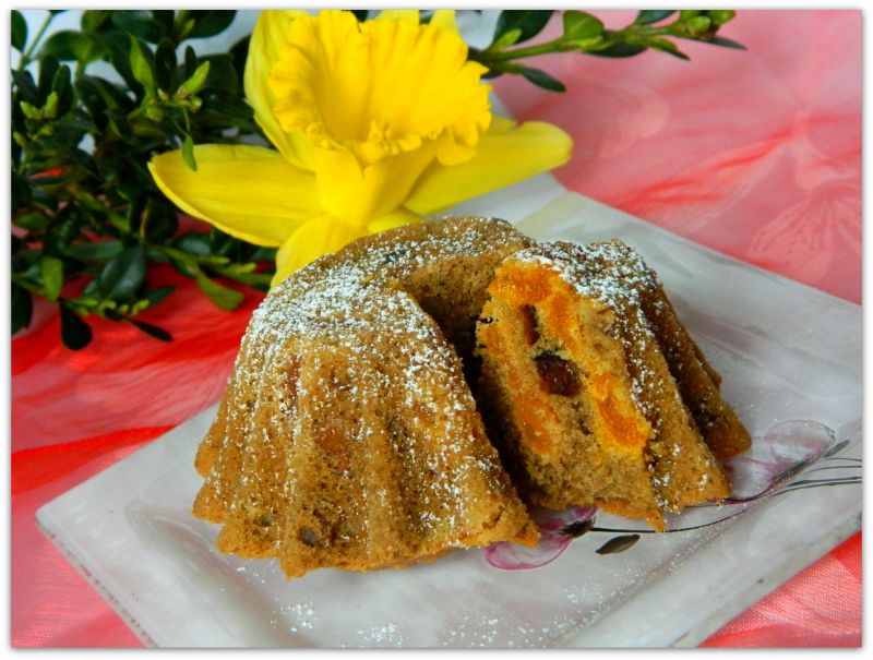 Kawowe babeczki z bakaliami Kawowe babeczki z bakaliami