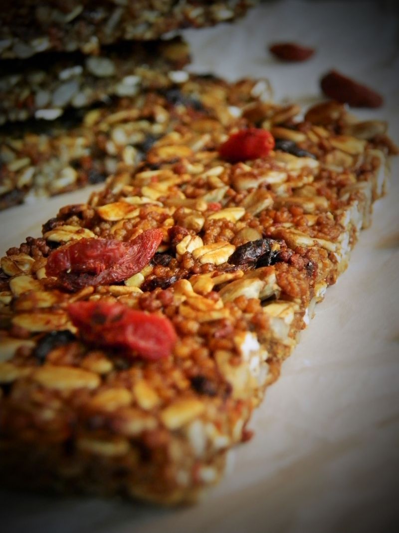 Kawowe batoniki z kaszy kuskus Kawowe batoniki z kaszy kuskus