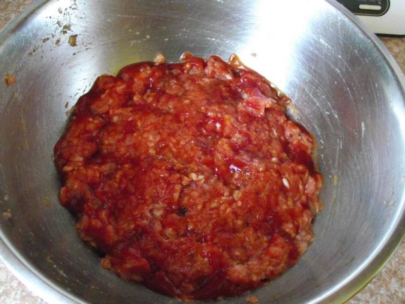 Kebab domowy wieprzowy z ketchupem 