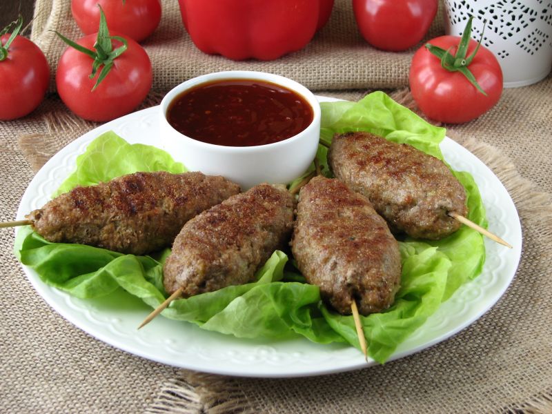 Kebabczety wieprzowe z grilla