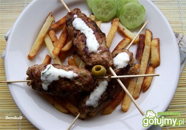 Kebabki z oliwkami Kebabki z oliwkami