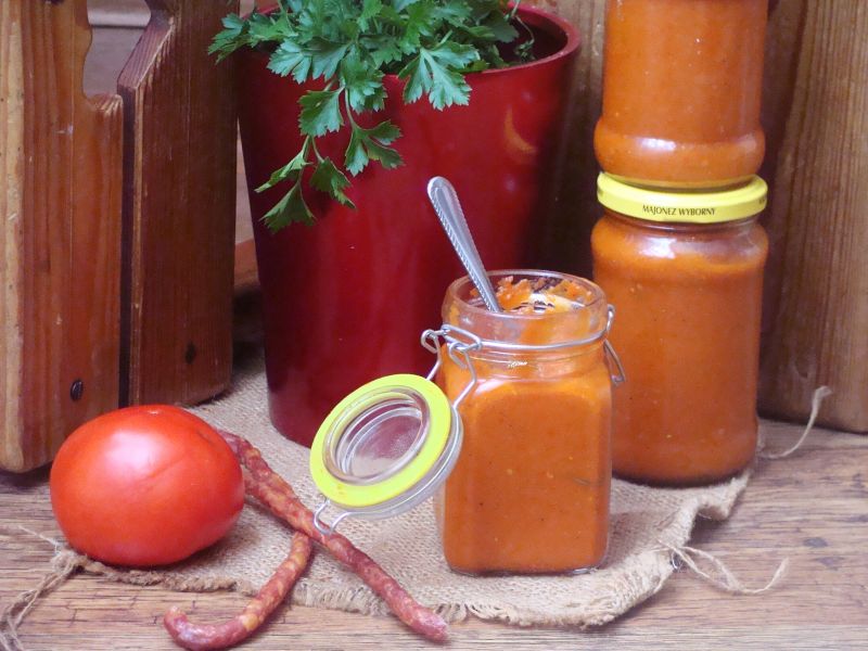 Keczup z pieczonej papryki Keczup z pieczonej papryki