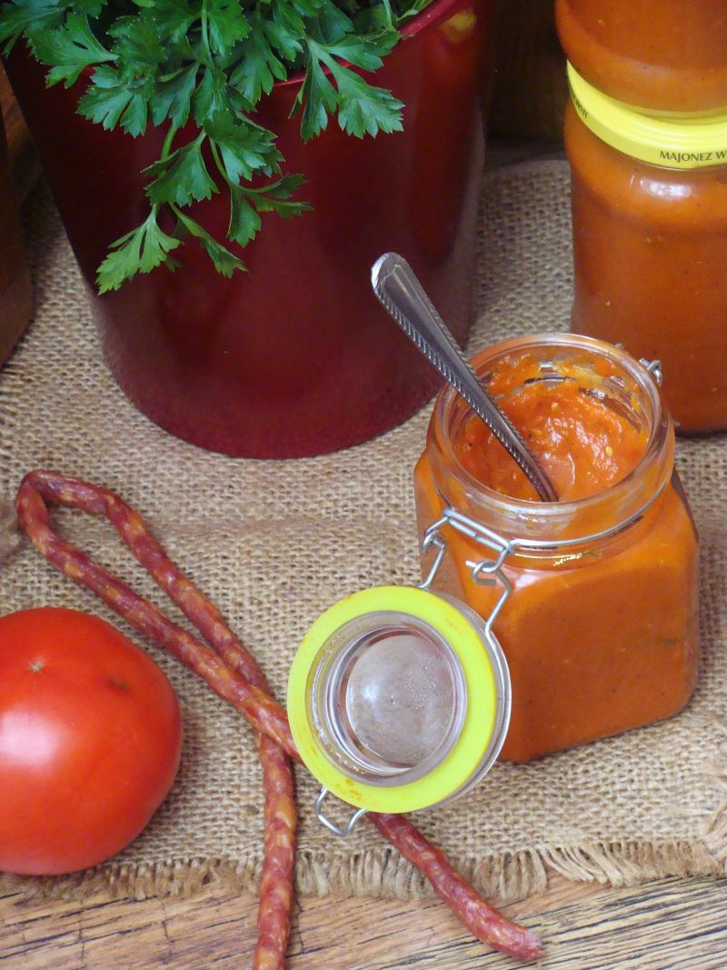 Keczup z pieczonej papryki Keczup z pieczonej papryki