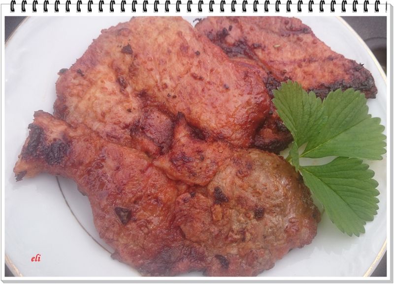 Keczupowo chrzanowa karkówka Eli z grilla Keczupowo chrzanowa karkówka Eli z grilla