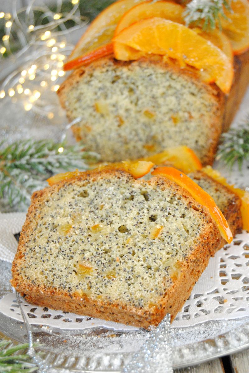 Keks makowo- pomarańczowy