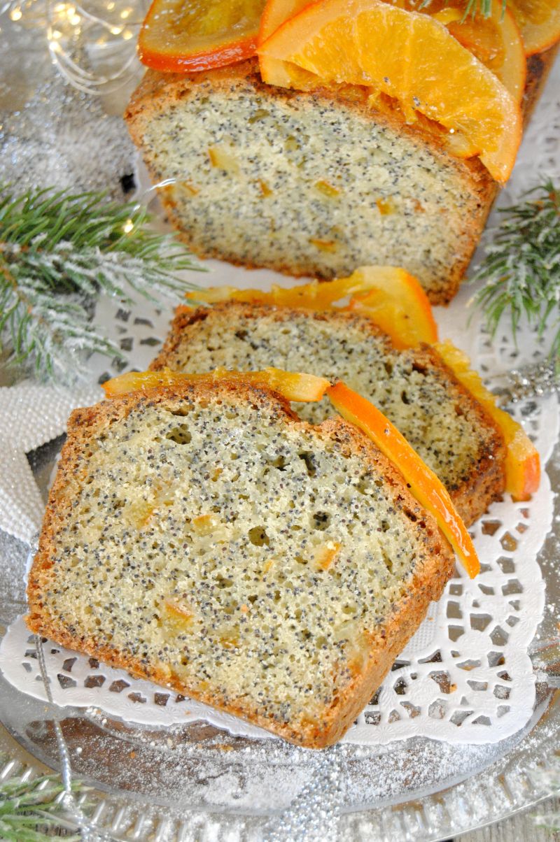 Keks makowo- pomarańczowy