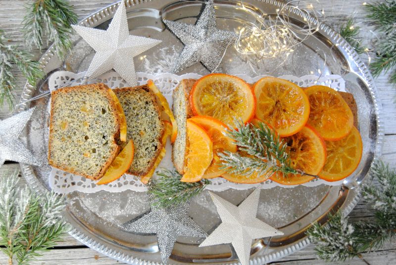 Keks makowo- pomarańczowy