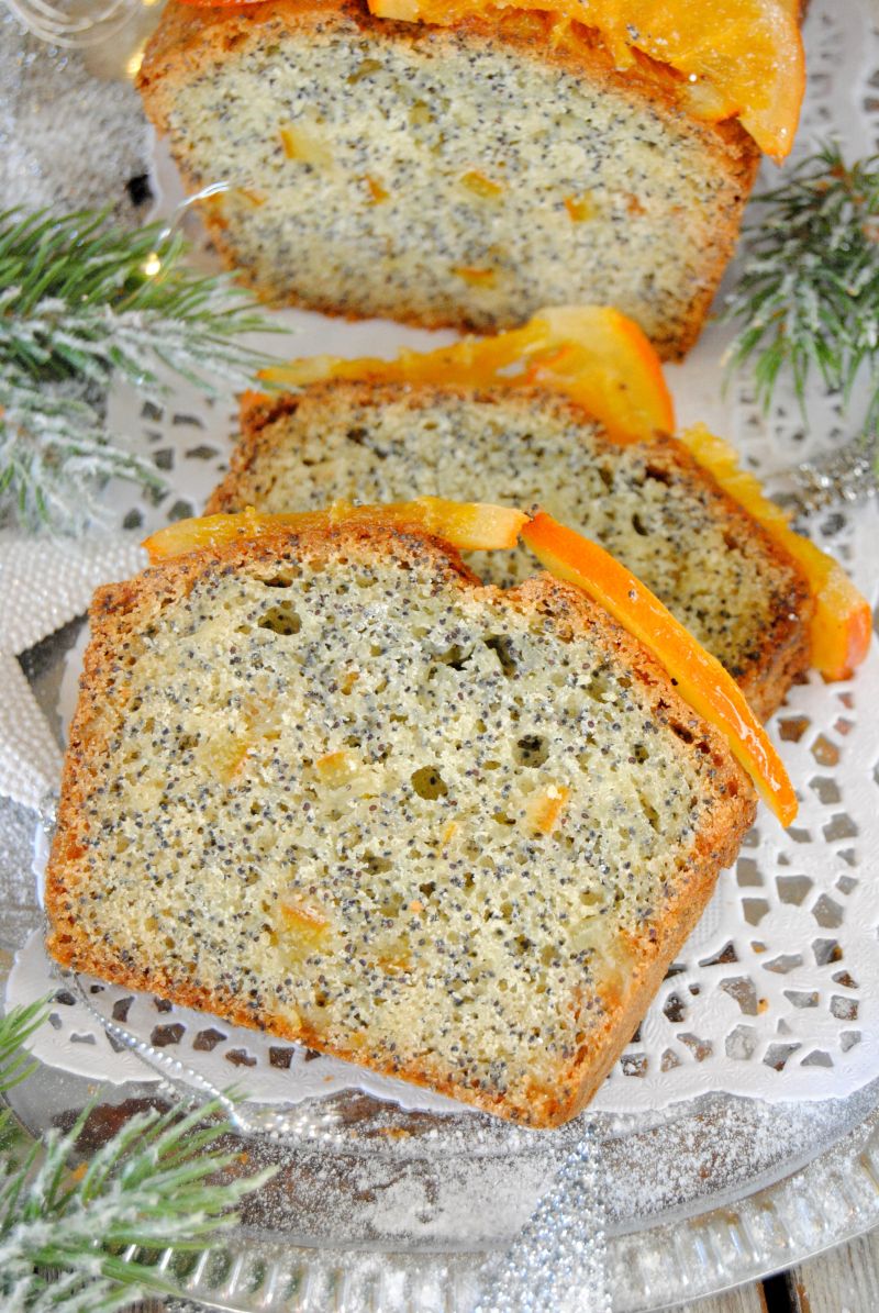 Keks makowo- pomarańczowy