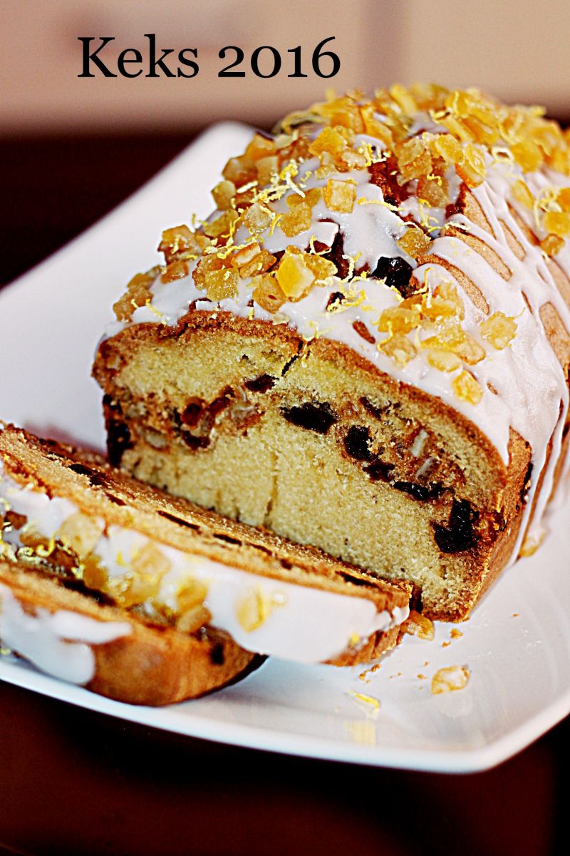 Keks z bakaliami Keks z bakaliami