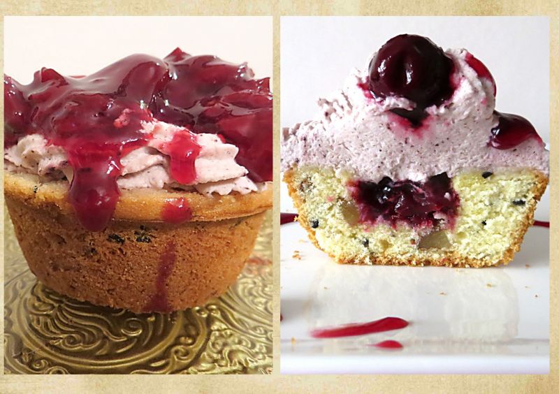 Keksowe babeczki z kremem Keksowe babeczki z kremem