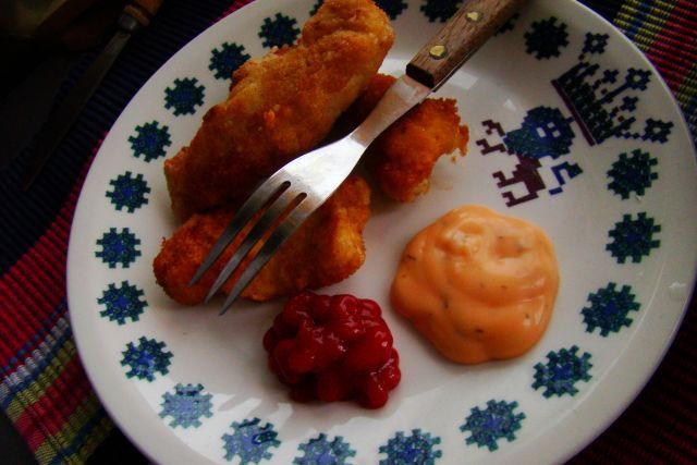 Kęski drobiowe w cieście z piwem Kęski drobiowe w cieście z piwem