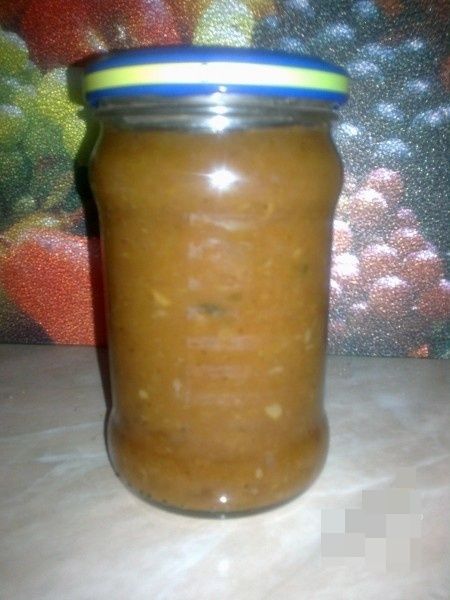 Ketchup z cukinii  Ketchup z cukinii