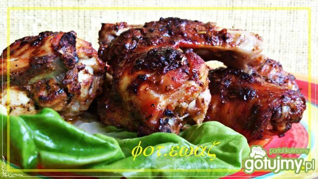 Ketchupowo jogurtowe skrzydełka z grilla