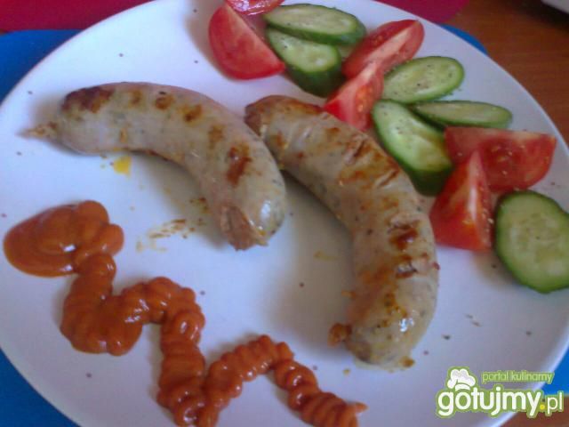 Kiełbasa biała domowa grillowana 