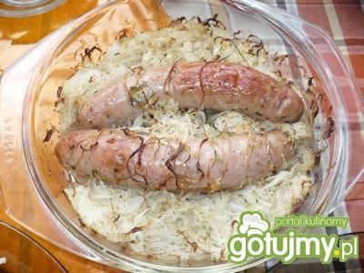 Kiełbasa biała pieczona z cebulą 3