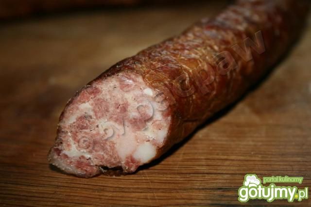 Kiełbasa myśliwska z dzika  Kiełbasa myśliwska z dzika