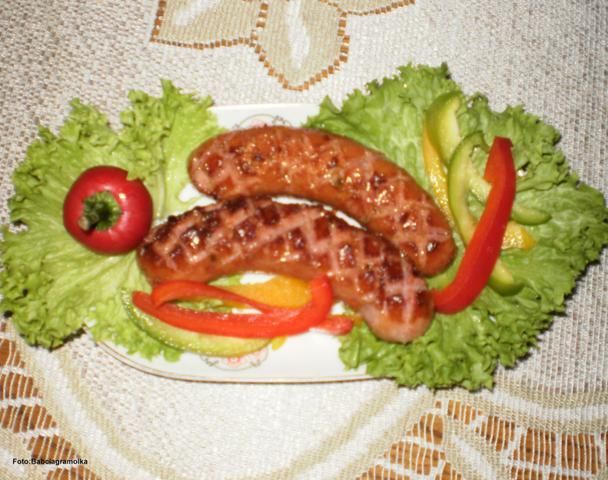 Kiełbasa smażona różyczka