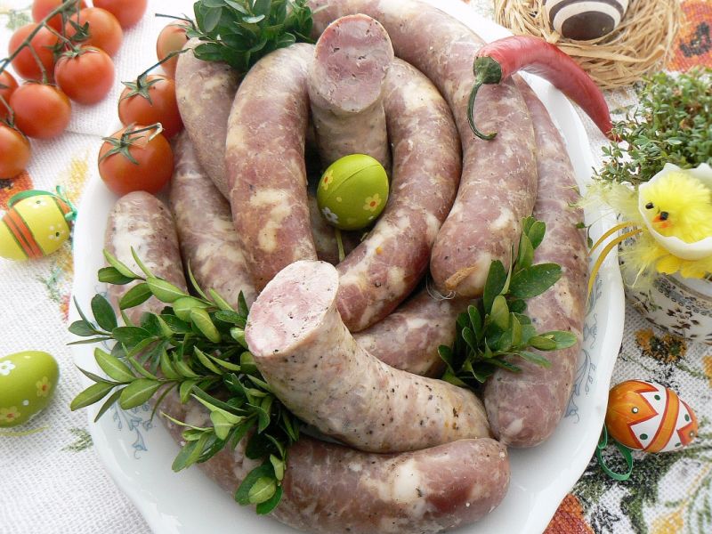 Kiełbasa surowa a'la polska Kiełbasa surowa a'la polska