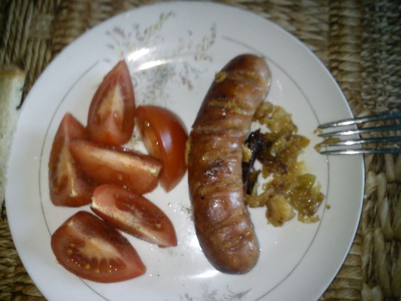 Kiełbasa zapiekana Kiełbasa zapiekana