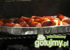 Kiełbaska z czosnkiem grillowana Kiełbaska z czosnkiem grillowana