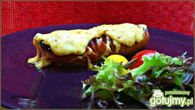 Kiełbaski piwne z serem Kiełbaski piwne z serem