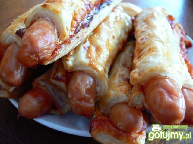 Kiełbaski w cieście francuskim 2