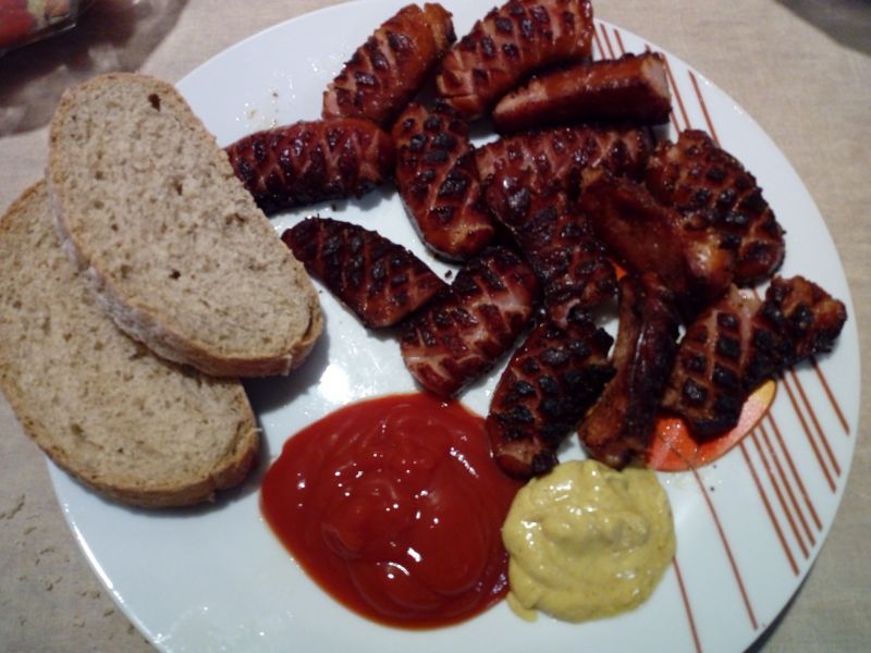 Kiełbaski z patelni Kiełbaski z patelni