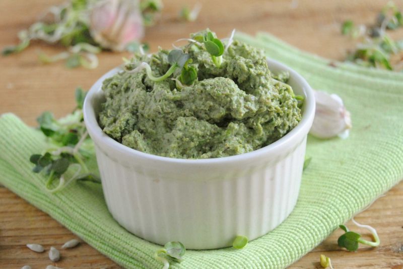 Kiełkowe pesto do kanapki Kiełkowe pesto do kanapki