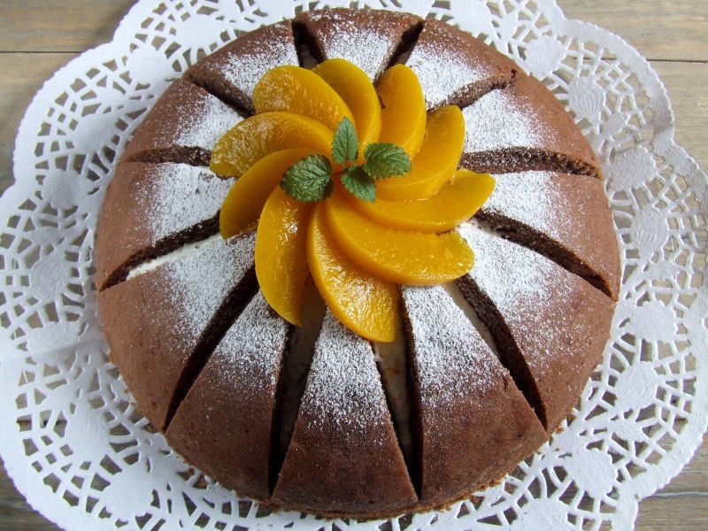 Kilimandżaro z brzoskwiniami