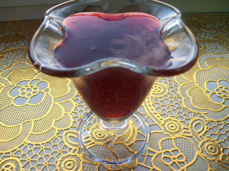 Kisiel z czarnej porzeczki