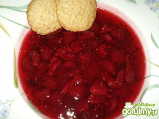 Kisiel żurawinowo-malinowy