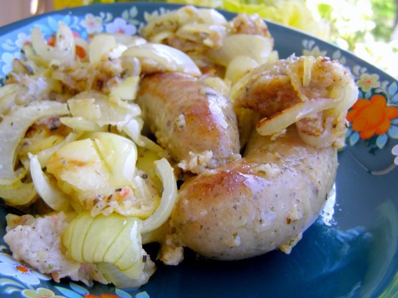 Kiszka ziemniaczana smażona z cebulą