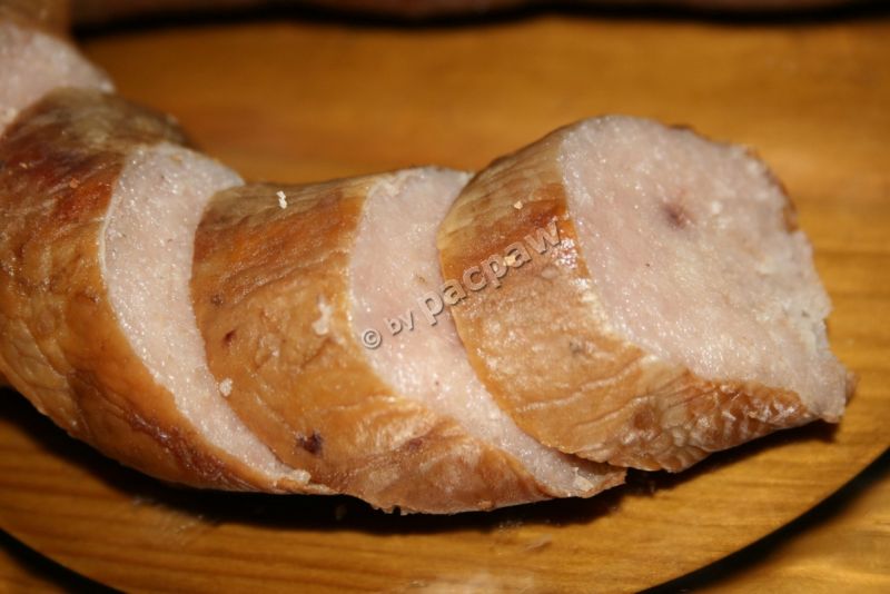 Kiszka ziemniaczana z farszem z dzika