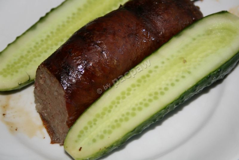 Kiszka ziemniaczana z pieczonym dzikiem