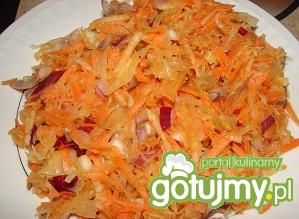 Kiszona kapusta z marchewką i cebulką