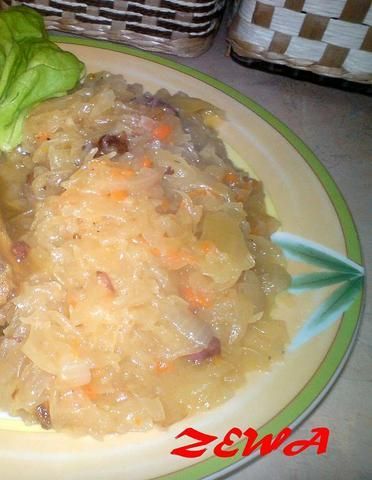 Kiszona kapusta zasmażna