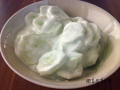 Klasyczna mizeria na słodko