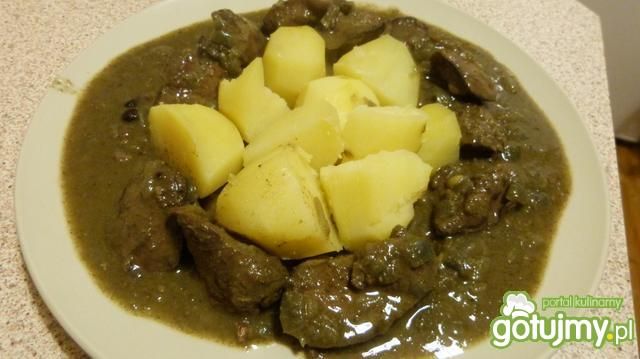 Klasyczna wątróbka w sosie Klasyczna wątróbka w sosie