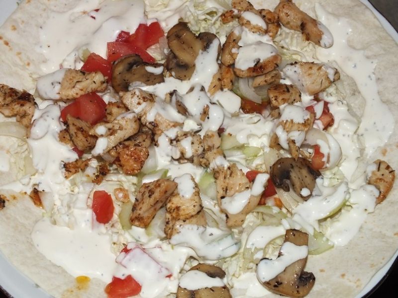 Klasyczny Twist z pieczarkami