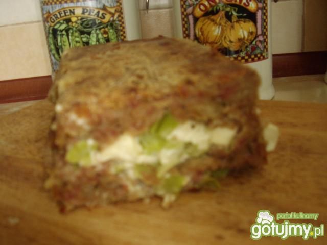 klops z fetą i porem