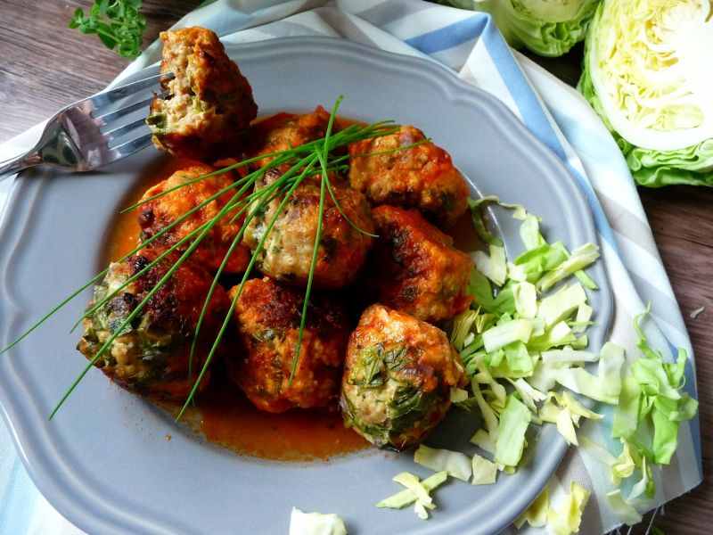 Klopsiki a'la gołąbki