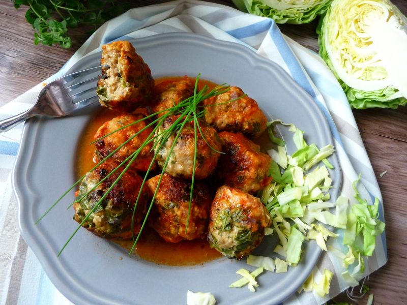 Klopsiki a'la gołąbki