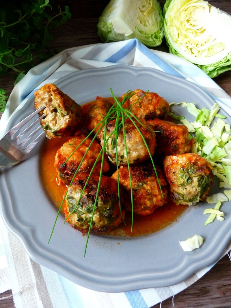 Klopsiki a'la gołąbki