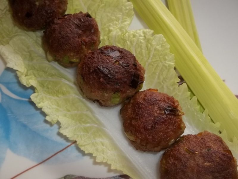 Klopsiki mielone z porem