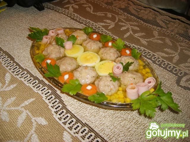 Klopsiki w galarecie Klopsiki w galarecie