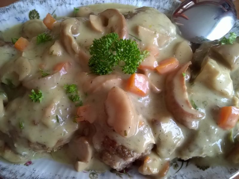 Klopsiki w sosie z prawdziwków