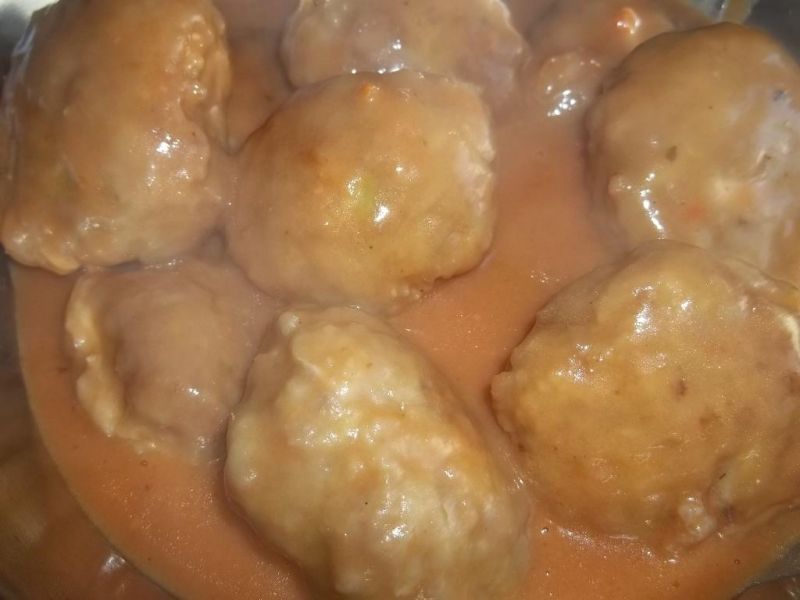 Klopsiki z kapustą pekińską