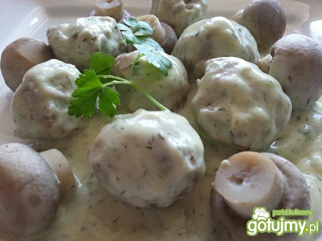 Klopsiki z pieczarkami 3