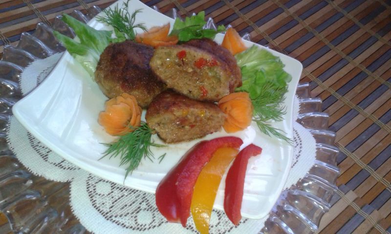 Klopsy mielone z warzywami