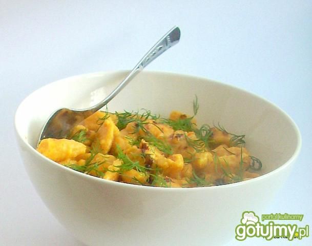 Kluseczki z marchewką i kurkumą